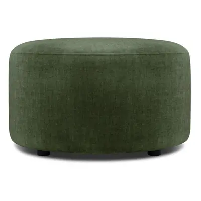 Debbie zöld bársony puff, ø 68 cm - Mazzini Sofas