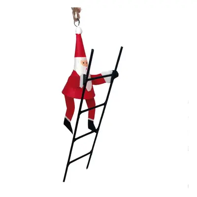 Santa On Ladder karácsonyi függődísz - G-Bork