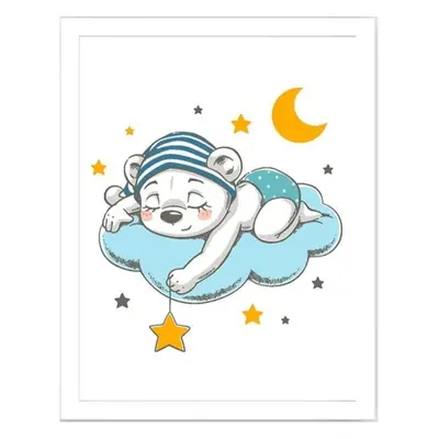 Gyerekszoba kép 24x29 cm Teddy – Wallity