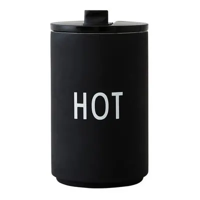 Fekete termobögre 350 ml Hot – Design Letters