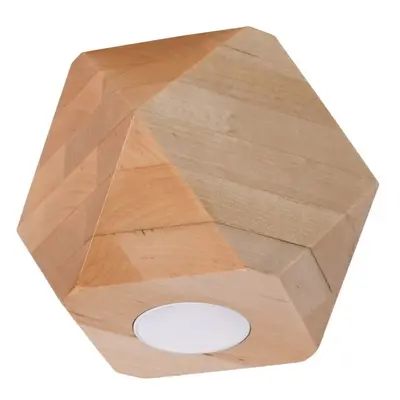 Natúr színű mennyezeti lámpa 12x12 cm Vige – Nice Lamps