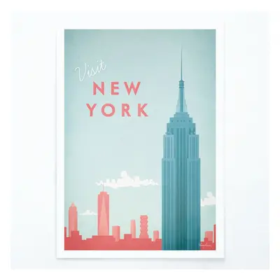 Poszter New York, 30x40 cm - Travelposter