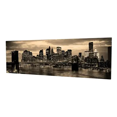 New York vászonkép, 80 x 30 cm