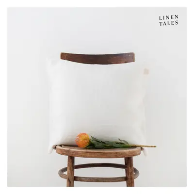 Len párnahuzat 40x40 cm White – Linen Tales