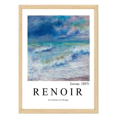 Keretezett poszter 35x45 cm Renoir – Wallity