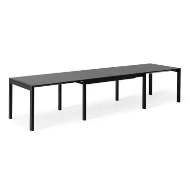 Bővíthető étkezőasztal fekete asztallappal 96x160 cm Join by Hammel – Hammel Furniture