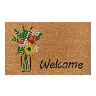 Kókuszrost lábtörlő 75x45 cm Hello & Flowers - Hanse Home