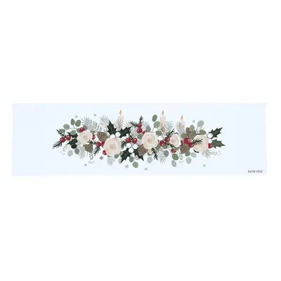 Pamut asztali futó karácsonyi mintával 40x140 cm Fir Branches – Butter Kings