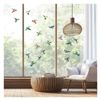 Ablakmatrica szett 20 db-os 40x60 cm Hummingbirds – Ambiance