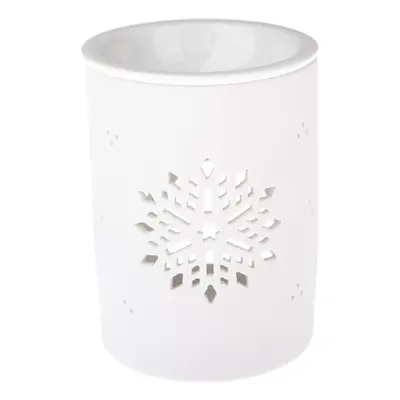 Fehér porcelán aromalámpa, 12,2 cm - Dakls