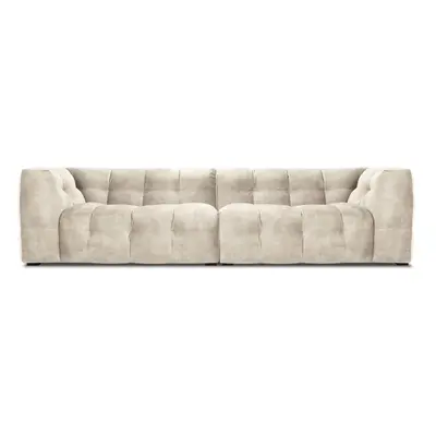 Vesta bézs bársony kanapé, 280 cm - Windsor & Co Sofas