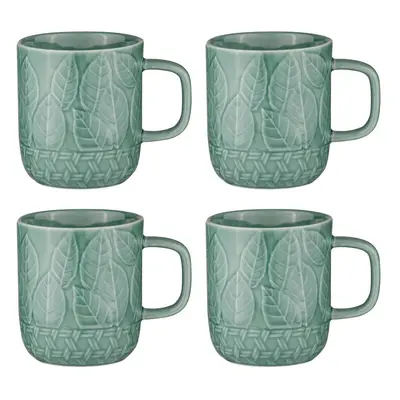 Türkiz porcelán bögre szett 4 db-os 400 ml Heath Jade – Ladelle