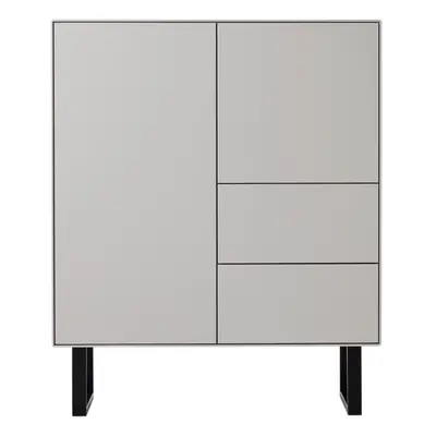 Világosszürke magas komód 91x111 cm Edge by Hammel – Hammel Furniture