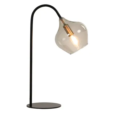 Fekete asztali lámpa (magasság 50,5 cm) Rakel – Light & Living