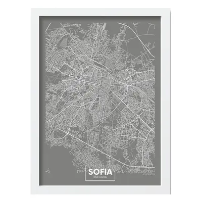 Keretezett poszter 40x55 cm Sofia – Wallity