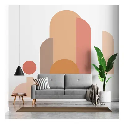 Matrica falra 90x185 cm Abstract Sunset – Ambiance