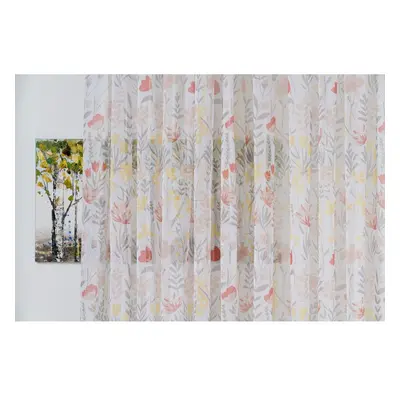 Fehér átlátszó függöny 500x260 cm Corsa – Mendola Fabrics