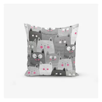 Catty pamutkeverék párnahuzat, 45 x 45 cm - Minimalist Cushion Covers