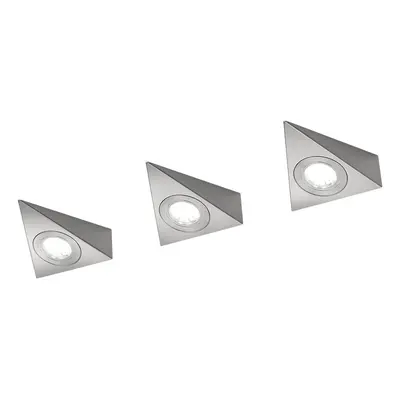 Ezüstszínű fém LED fali lámpa (hosszúság 11 cm) Ecco – Trio