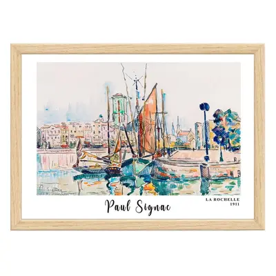 Keretezett poszter 75x55 cm Paul Signac – Wallity