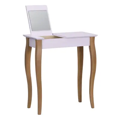 Dressing Table rózsaszín fésülködőasztal tükörrel, hosszúság 65 cm - Ragaba