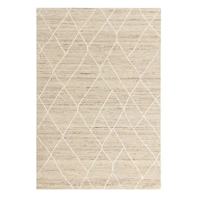 Natúr színű gyapjú szőnyeg 200x290 cm Noah – Asiatic Carpets