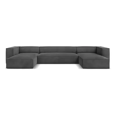 Szürke sarokkanapé ("U" alakú) Madame – Windsor & Co Sofas