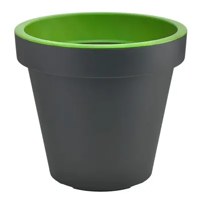 Metro Twist szürke-zöld kaspó, ø 29,5 cm - Gardenico