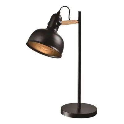 Fekete fém asztali lámpa (magasság 56 cm) Reno – Candellux Lighting