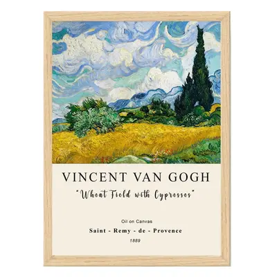 Keretezett poszter 35x45 cm Vincent Van Gogh – Wallity