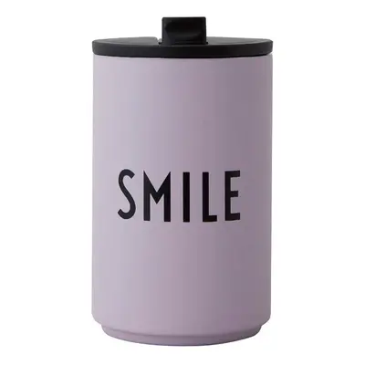 Lila termobögre 350 ml Smile – Design Letters