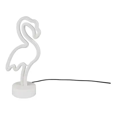 Fehér LED asztali lámpa (magasság 29 cm) Flamingo – Trio