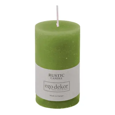 Rust zöld gyertya, égési idő 38 óra - Rustic candles by Ego dekor