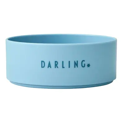 Mini Darling világoskék gyerektál, ø 11 cm - Design Letters