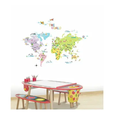 Gyerek térkép 135x65 cm World Map – Ambiance