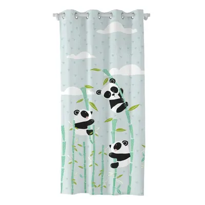 Panda Garden pamut gyerekfüggöny, 140 x 265 cm - Moshi Moshi