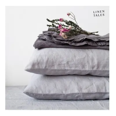 Len párnahuzat 80x80 cm Light Grey – Linen Tales