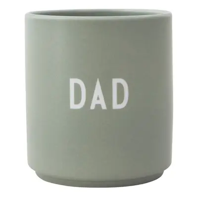 Zöld porcelán bögre 300 ml Dad – Design Letters