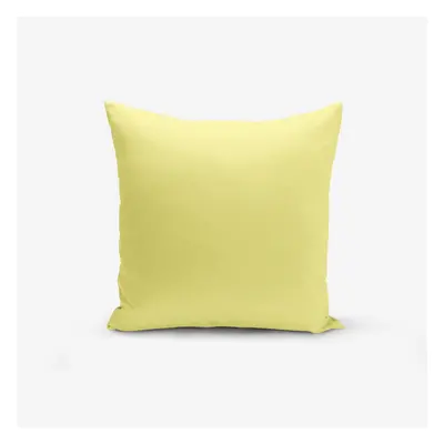 Sárga pamutkeverék párnahuzat, 45 x 45 cm - Minimalist Cushion Covers