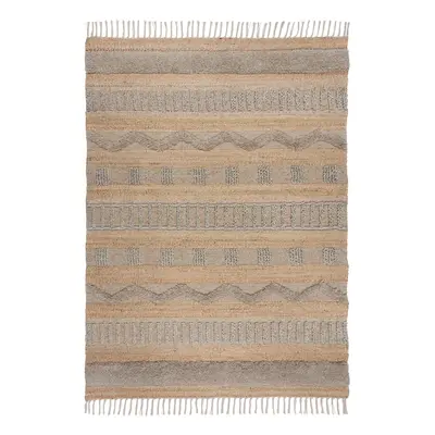 Világosszürke-natúr színű szőnyeg 120x170 cm Medina – Flair Rugs