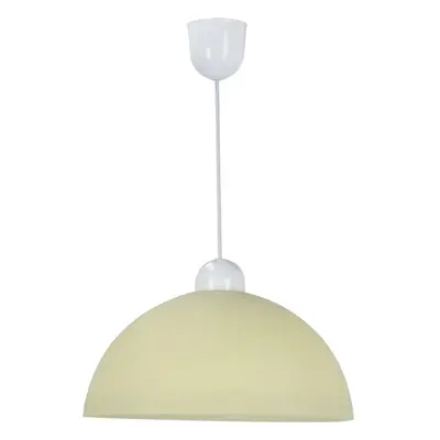 Krémszínű függőlámpa üveg búrával ø 22 cm Vanilia – Candellux Lighting