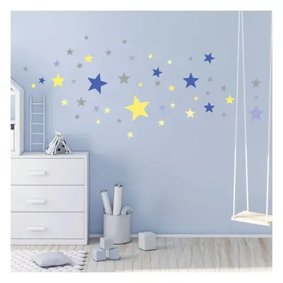 Stars Blue and Yellow 50 db-os falmatrica szett - Ambiance