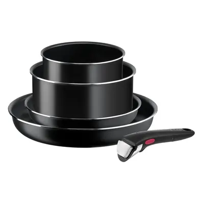 Alumínium edény készlet 5 db-os Ingenio Easy Cook & Clean Black – Tefal