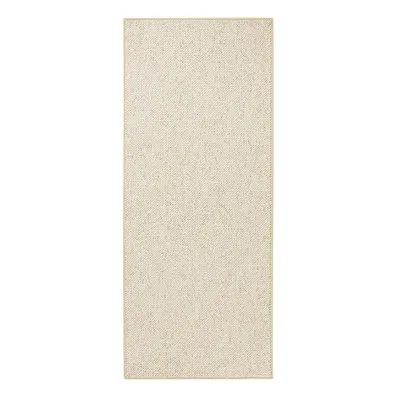 Krémszínű futószőnyeg 80x200 cm Wolly – BT Carpet