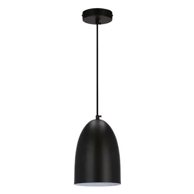 Fekete függőlámpa fém búrával ø 14 cm Icaro – Candellux Lighting