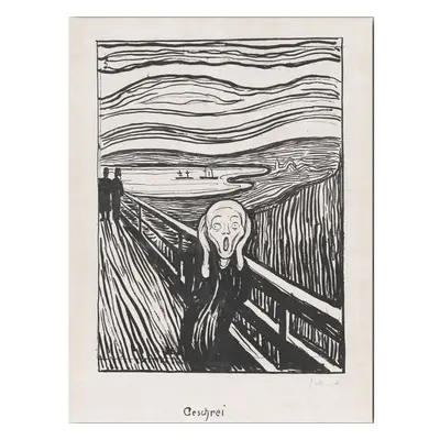 Kép 70x100 cm Edvard Munch Sketch – Wallity