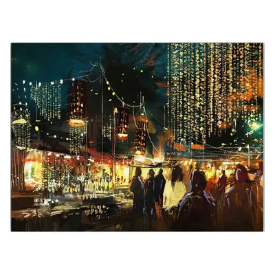 Kép 100x70 cm City Street – Wallity