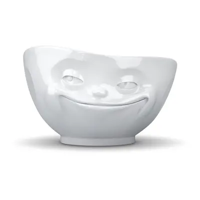 Fehér 'mosolygós' porcelán tálka - 58products