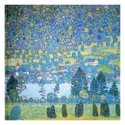 Reprodukciós kép 50x50 cm Lake, Gustav Klimt – Fedkolor