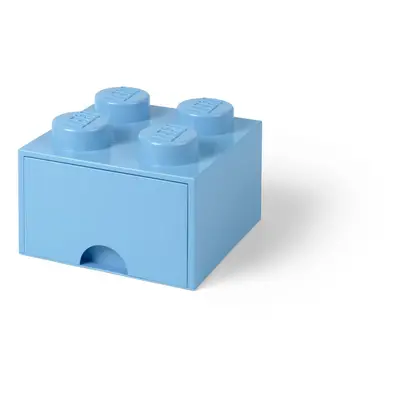 Négyszögeletes világoskék tárolódoboz - LEGO®